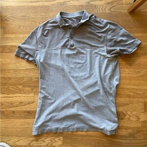 Mens lululemon grey polo size extra large
